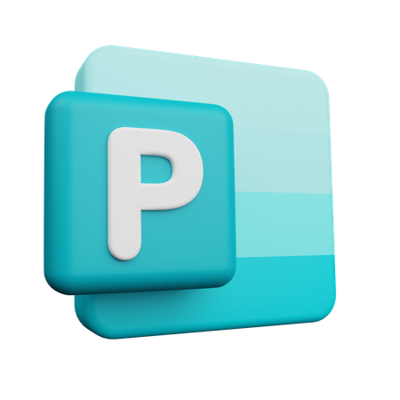 Free Microsoft Publisher  3D Icon