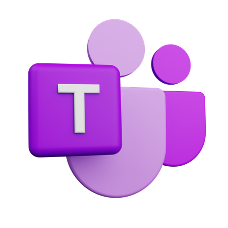 Free Microsoft Team  3D Icon