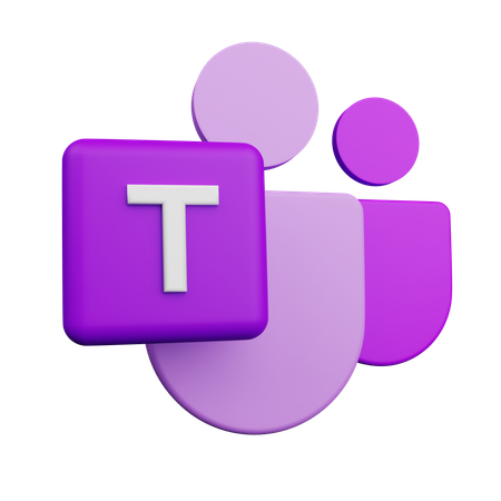 Free Microsoft Team  3D Icon