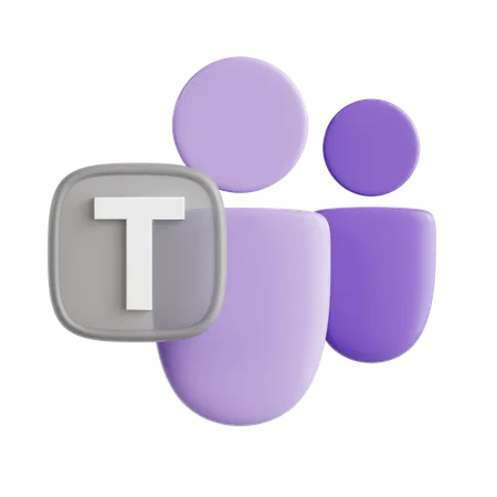 Free Microsoft Teams  3D Icon