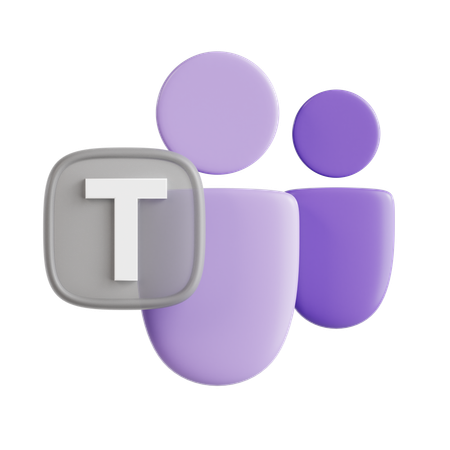 Free Microsoft Teams  3D Icon