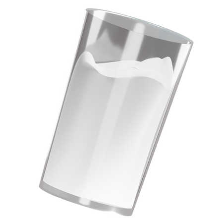 Free Milk Glass  3D Icon