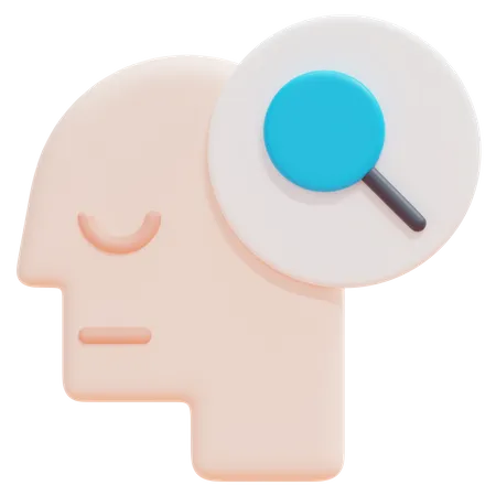 Free Mind Search  3D Icon