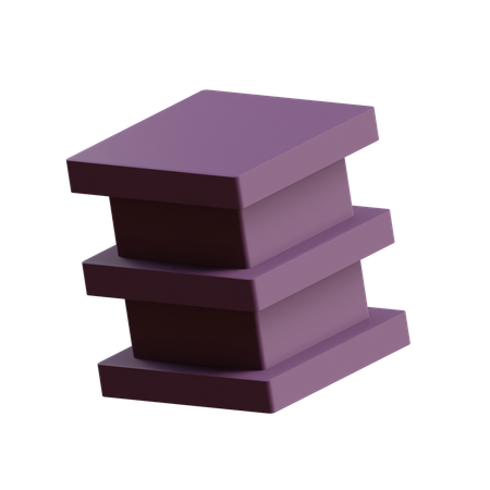 Free Mini Cuboidal Tower  3D Icon