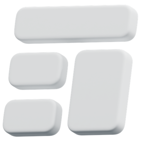 Free Minimal Card Layout  3D Icon
