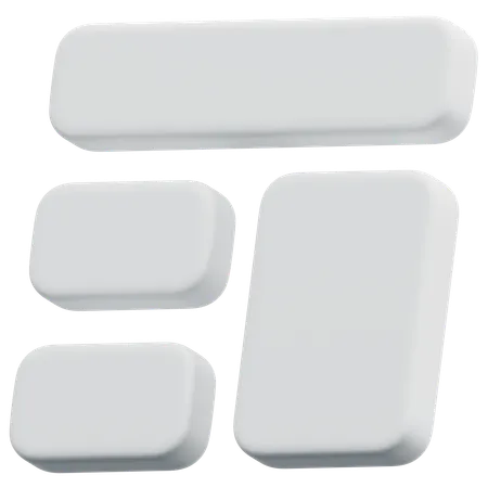 Free Minimal Card Layout  3D Icon