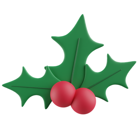 Free Mistletoe  3D Icon