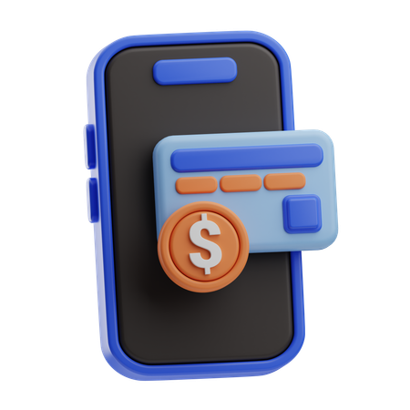 Free Mobile Payment  3D Icon