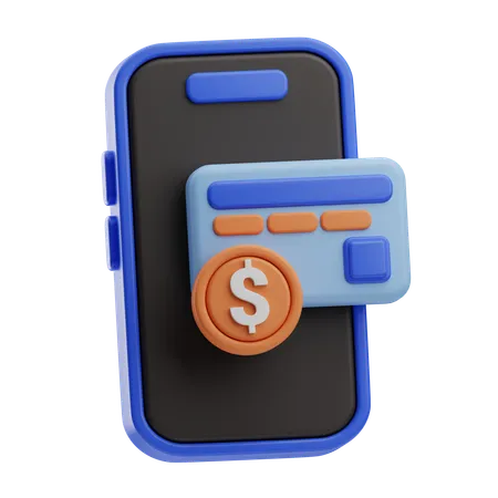 Free Mobile Payment  3D Icon