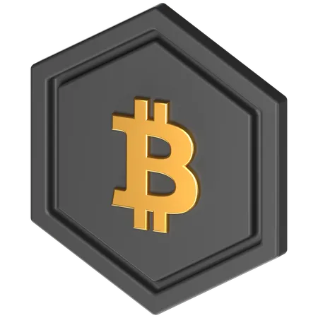 Free Moeda btc  3D Icon