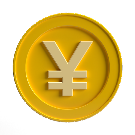 Free Moeda de iene  3D Icon