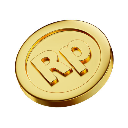 Free Moeda idr  3D Icon