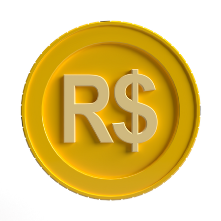 Free Moeda real brasileira  3D Icon