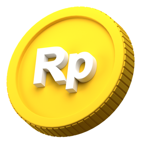 Free Moeda Rupia  3D Icon
