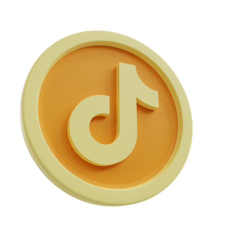 Free Moeda tiktok  3D Icon