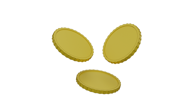 Free MOEDAS DE OURO  3D Icon