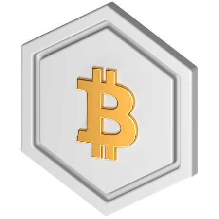 Free Moneda btc  3D Icon