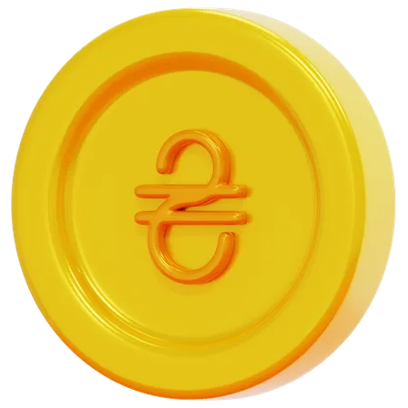 Free Moneda de ucrania  3D Icon