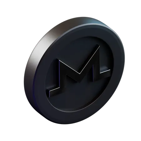 Free Monero  3D Icon