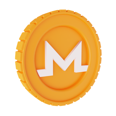 Free Monero  3D Illustration