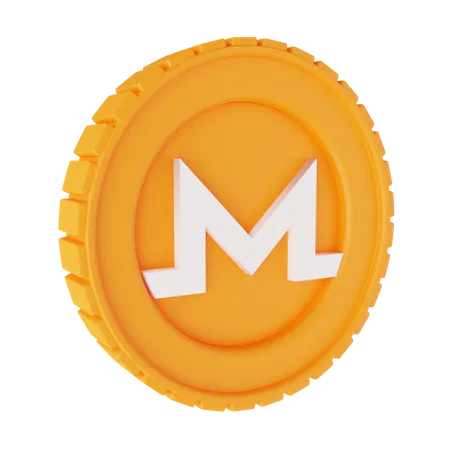 Free Monero  3D Illustration