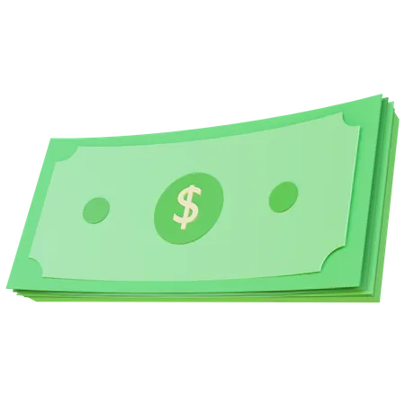 Free Money  3D Icon