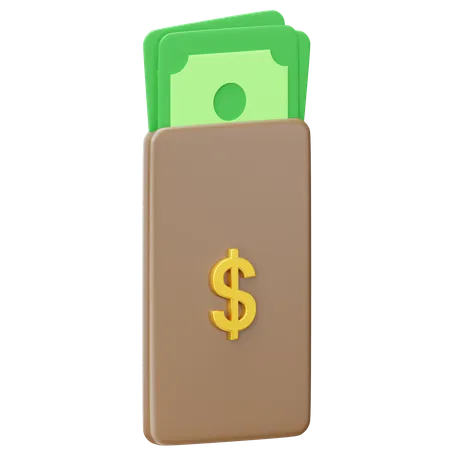 Free Money Envelope  3D Icon