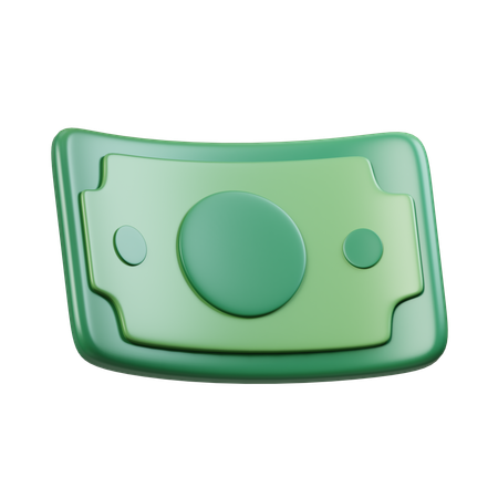 Free Money Note  3D Icon