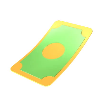 Free Money Note  3D Icon