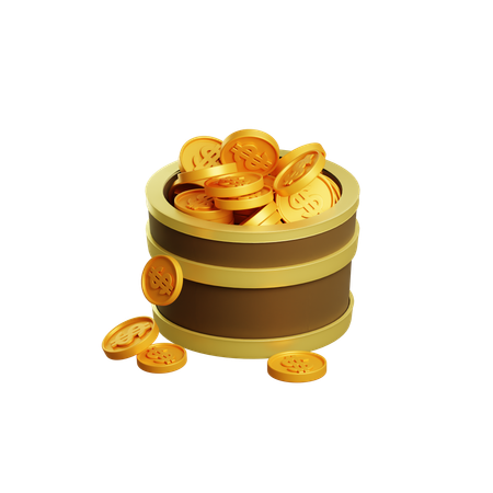 Free Money Treasure  3D Icon