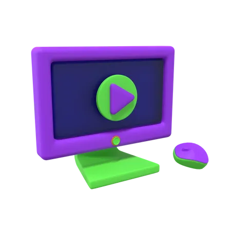 Free Monitor  3D Illustration