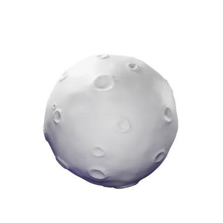 Free Moon  3D Illustration