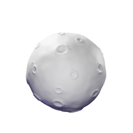 Free Moon  3D Illustration