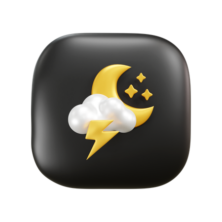 Free Moon Light Weather  3D Icon