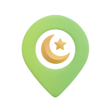 Free Emplacement de la mosquée  3D Icon