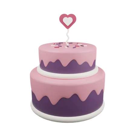 Free Mothers Day Cake  3D Icon