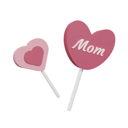 Free Mothers Day Candy  3D Icon