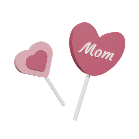Free Mothers Day Candy  3D Icon