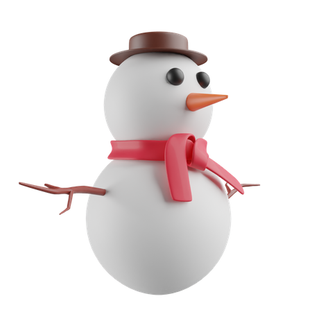 Free Muñeco de nieve  3D Icon