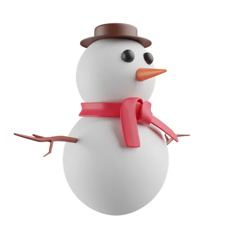 Free Muñeco de nieve  3D Icon