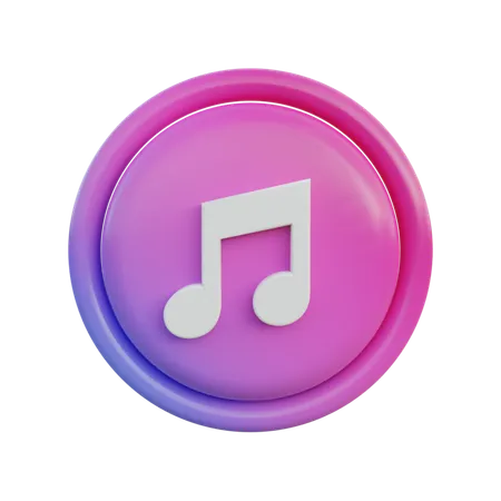 Free Music  3D Icon