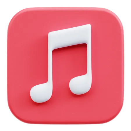 Free Music  3D Icon