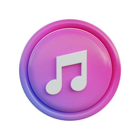 Free Music 3D Icon