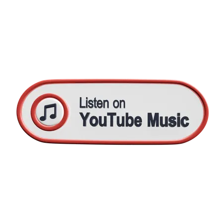 Free Música de Youtube  3D Icon