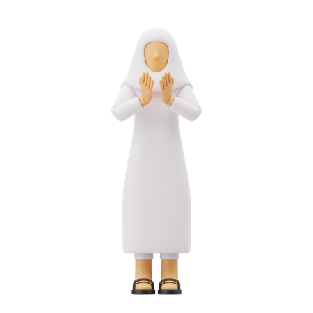 Free Muslimische Frauen beten  3D Illustration