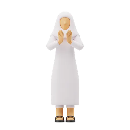 Free Muslimische Frauen beten  3D Illustration