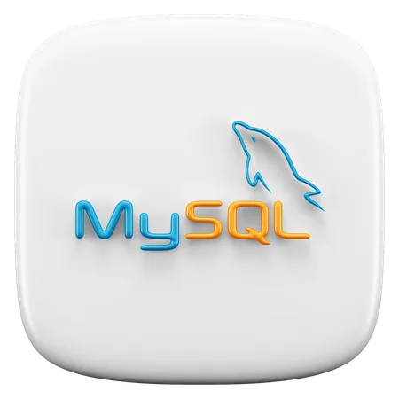 Free The My SQL Logo Symbolizing A Widely Used Open Source Relational Database Management System 3D Icon