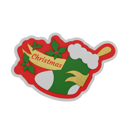 Free Navidad  3D Sticker