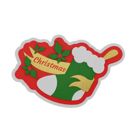 Free Navidad  3D Sticker