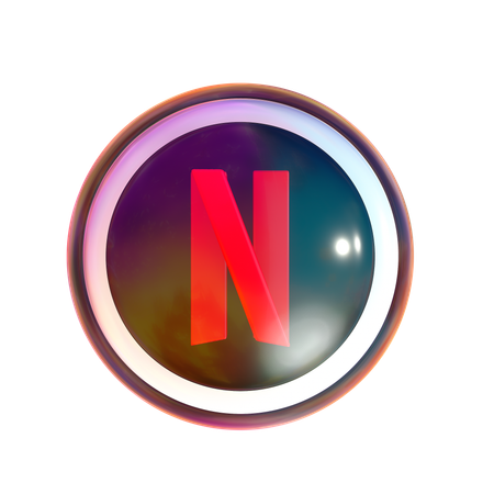 Free ネットフリックス  3D Icon